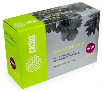 Тонер-картридж желтый Cactus CS-CLT-Y609S