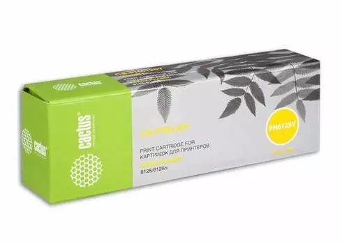 Тонер-картридж желтый Cactus CS-PH6125Y