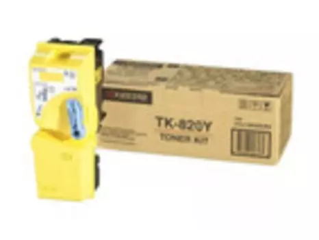 Тонер-картридж желтый Kyocera TK-820, 1T02HPAEU0