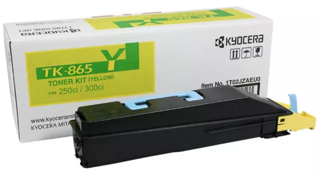 Тонер-картридж желтый Kyocera TK-865Y, 1T02JZAEU0