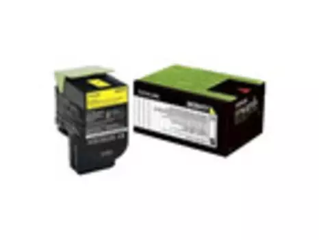 Тонер-картридж желтый Lexmark 80C8HY0