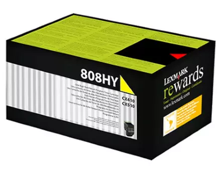 Тонер-картридж желтый Lexmark 80C8HYE