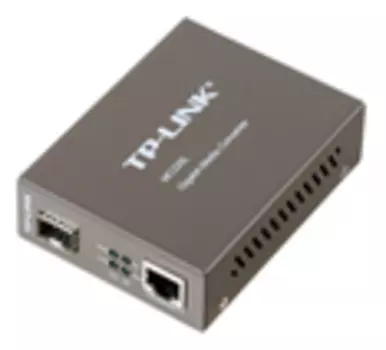 TP-Link Медиаконвертер MC220L 1000M RJ45 to 1000M SFP slot supporting MiniGBIC modules, switching power adapter,