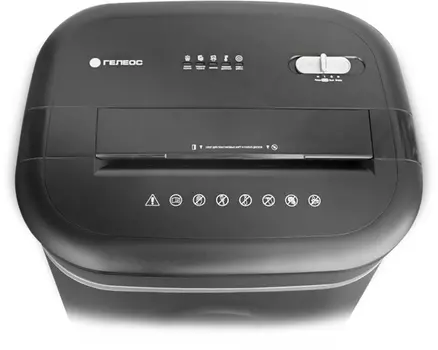 Уничтожитель документов ГЕЛЕОС УМ28-5, DIN P-5 (5 ур-нь секр.), фрагмент 1,9х12мм, 14 лист (70г/м2),