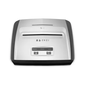 Уничтожитель документов ГЕЛЕОС УП21-7, DIN P-7 (7 ур-нь секр.), фрагмент 0,8х2мм, 7-8 лист (70г/м2), CD/пл.карты, 23