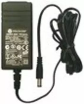 Universal Power Supply for VVX 300, 310, 400, 410. 5-pack, 48V, 0.4A, Continental Europe power plug.