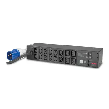 Управляемый блок распределения питания APC AP7822B гор.размещ. 12xC13 4xC19 с мониторингом 32A EN 60309