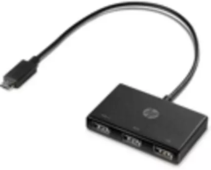 USB-концентратор HP Inc. USB-C to 3 USB-A