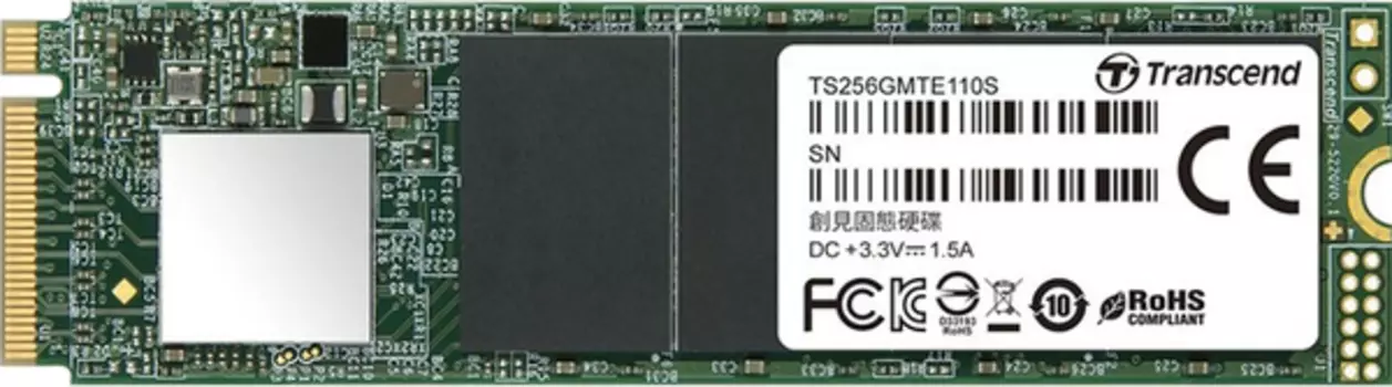 Внутренний SSD TRANSCEND M.2 SSD 256GB