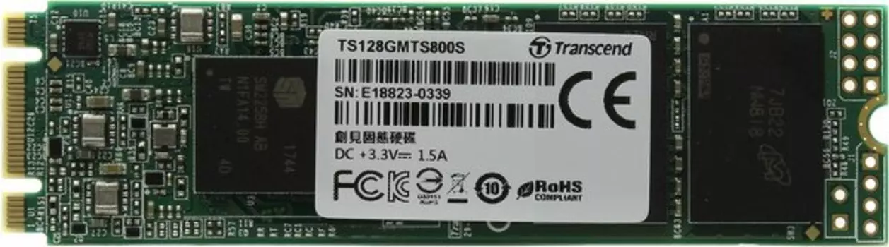 Внутренний SSD TRANSCEND MTS820S 128GB