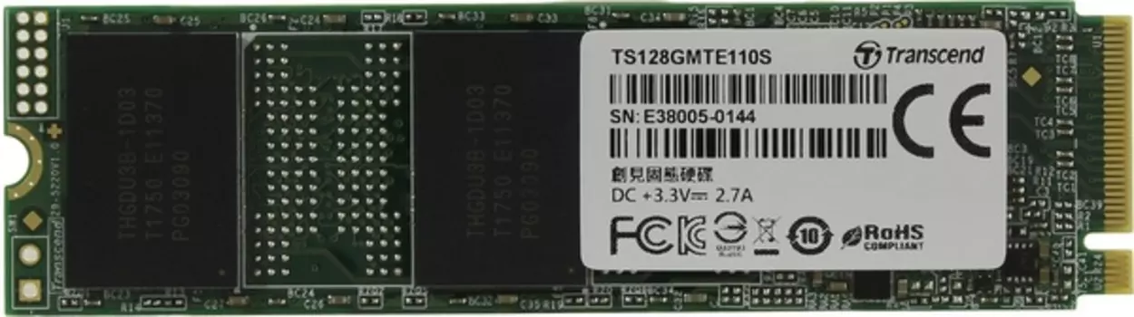Внутренний SSD TRANSCEND M.2 SSD 128GB