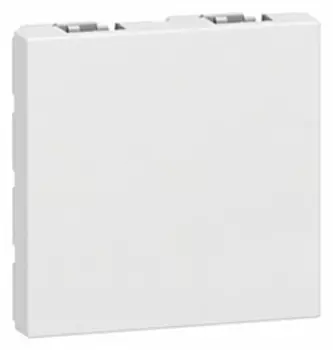 Заглушка Legrand Mosaic (2 модуля), белый 77071