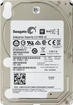 Жесткий диск SEAGATE Enterprise Capacity HDD 2.5 2TB 7.2K SAS 12Gb/s