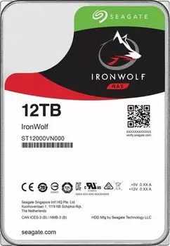 Жесткий диск SEAGATE Ironwolf 3.5 12TB 7.2K SATA3
