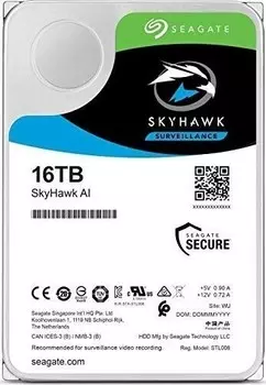 Жесткий диск SEAGATE SkyHawk AI 3.5 16Tb 7.2K SATA3