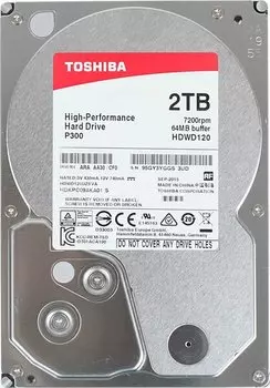 Жесткий диск TOSHIBA 3.5 HDD P300 2000GB 7.2K SATA3