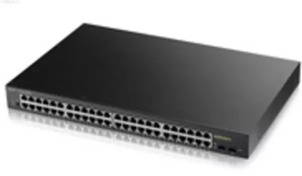 ZyXEL GS1900-48HP, 48-port GbE L2 Smart Switch, 170 Watt rackmount