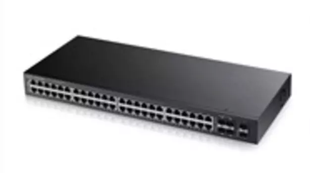 ZyXEL GS2210-48 48-port Managed Gigabit Switch with 2 SFP slots and 4 of 48 RJ-45 connectors shared with SFP slots