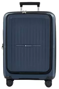 Чемодан 4-х колесный Magellan, темно-синий