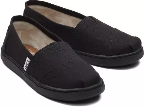 Детские эспадрильи TOMS, черные