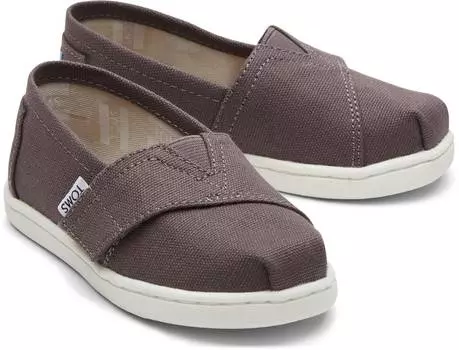 Детские эспадрильи TOMS, серые