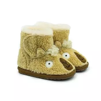 Детские ботинки из овчины (угги) EMU Australia, песочные
