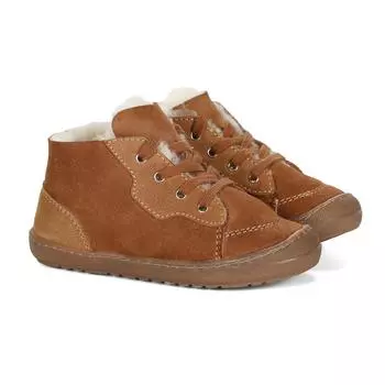 Детские ботинки, оранжевые