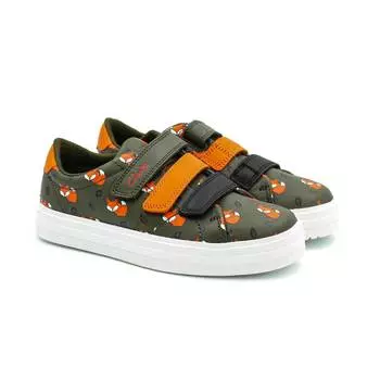 Детские кеды Clarks, хаки