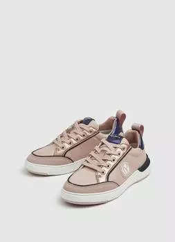 Детские кеды Pepe Jeans London (BAXTER BASIC GIRL s_PGS30545), бежевые