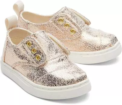 Детские кеды TOMS, золотые