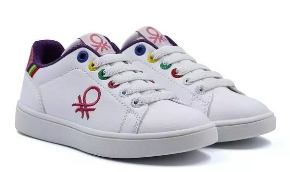 Детские кеды United Colors of Benetton, белые