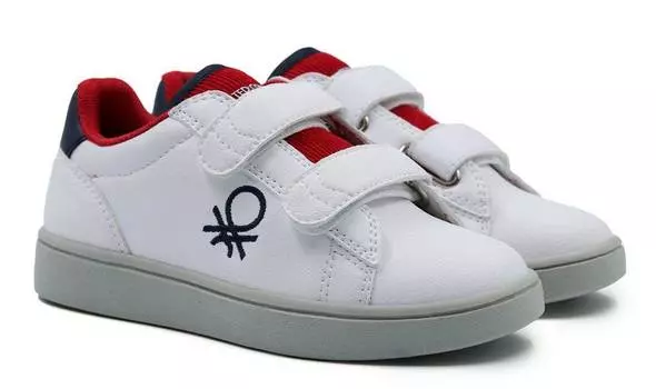 Детские кеды United Colors of Benetton (Cupsole BTK124020), белые