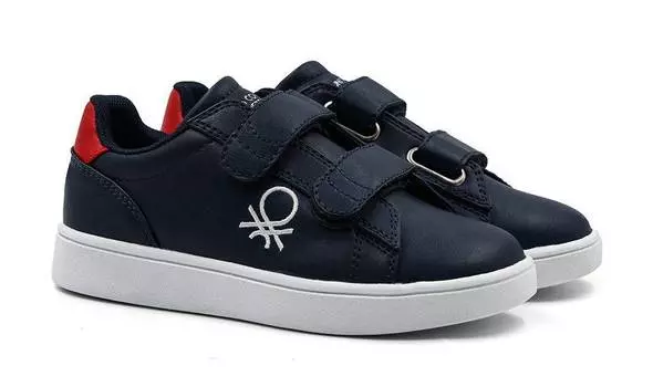 Детские кеды United Colors of Benetton (LABEL LTX VELCRO BTK114020), красные