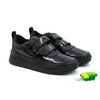 Детские кроссовки Clarks (Vibrant Glow K 26162161), черные