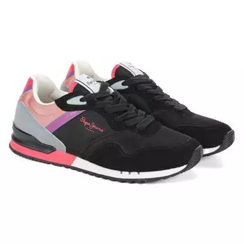 Детские кроссовки Pepe Jeans London, черные