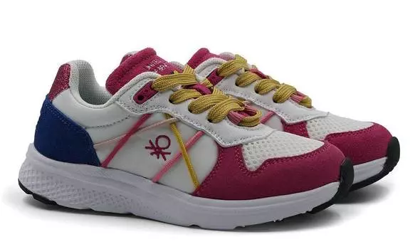 Детские кроссовки United Colors of Benetton (ASCENT VELCRO BTK117304), розовые