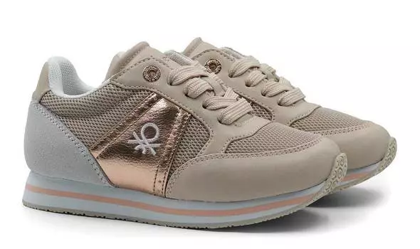 Детские кроссовки United Colors of Benetton (BULL MIX BTK113200), белые