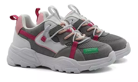 Детские кроссовки United Colors of Benetton (LAYERS BTK116205), серые