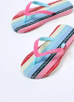 Детские вьетнамки Pepe Jeans London (DORSET STRIPS s_PGS70049), розовые