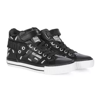 Детские высокие кеды British Knights, черные