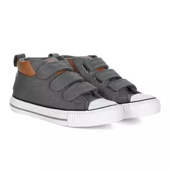 Детские высокие кеды British Knights, серые