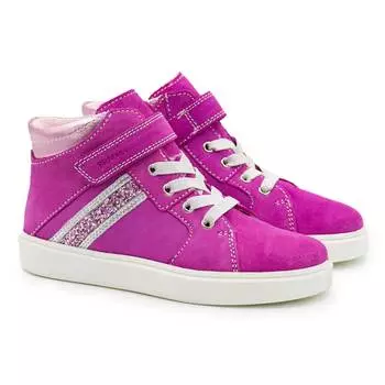 Детские высокие кеды Richter, розовые