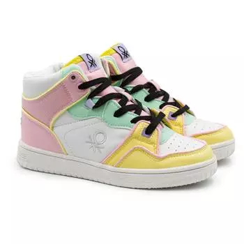 Детские высокие кеды United Colors of Benetton (ROD MX BTK217606), розовые