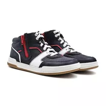 Детские высокие кроссовки Clarks, синие