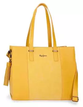 Женская сумка хэнд Pepe Jeans Bags, желтая