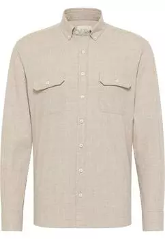 Мужская рубашка ETERNA, бежевая