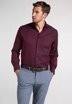 Мужская рубашка ETERNA, бордовая
