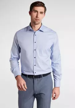 Мужская рубашка ETERNA, голубая