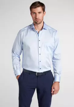 Мужская рубашка ETERNA, голубая