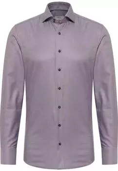 Мужская рубашка ETERNA, коричневая